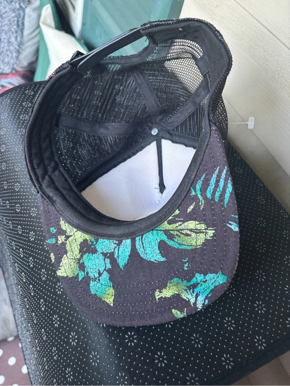 Vans Purple Floral Five-Panel Snapback Hat